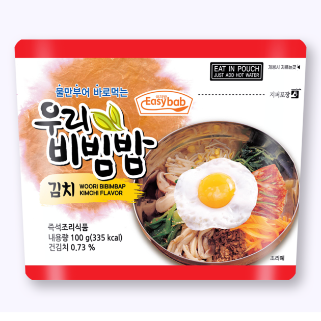 [참미] 휴대용 즉석 우리 비빔밥 100g - 김치